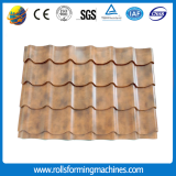 Glazed Tile Roofing Sheet Panel Roll Forming Machine/ Construction Used Color Steel Making Machine thumbnail-3