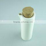 White Ceramic Pot for Wine Use With Wooden Cover in Stocklot thumbnail-2