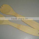 High Quality Best Selling Eco Friendly Spun Bamboo Colored Salad Server From Vietnam thumbnail-1