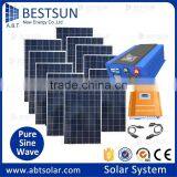 BESTSUN 10000w High Efficeiency and Lowest Price Poly 260 Watt Solar Panel 10000 Watt Solar Panel System thumbnail-1