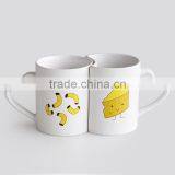 Ceramic Coffee Mugs, Couple Cups, Can Shape With Special Handle thumbnail-2