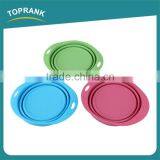 Wholesale Silicone Feed Dog Water Bowl Dog,Pet Travel Dog Food Bowl,Colored Bowl Feeder thumbnail-3