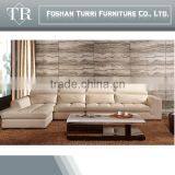 Modern White Marble Top Coffee Table for Living Room Furniture thumbnail-4