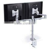 Dual LCD Monitor Arm GROMMET FIX TYPE MONITOR MOUNT thumbnail-1