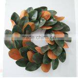 Artificial Magnolia Leaves Wreath thumbnail-1