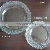 2016 Hot Selling 2 Pcs Clear Glass Charger Plate thumbnail-1