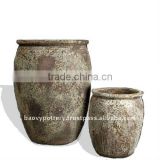 Ancient Glazed Pot, antique outdoor planter