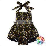 Mint Cotton Baby Toddler Ruffle Icing Romper thumbnail-5