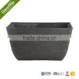 Stone Garden Planter Dark Color Plastic Flower Pots thumbnail-3