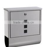 CT-9004 Wall Mounted Stainless Steel Mail Box thumbnail-1