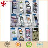 Floor Standing Metal Magazine Rack Display Stand for Advertising thumbnail-1