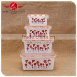 High Quality Rectangle Plastic Storage Box /Stackable Preserving Box /Crisper thumbnail-1