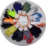 DDSAFETY Hot Sale 13 Gauge Fluorescent Nylon Liner With Black Latex Gloves thumbnail-4