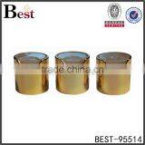 gold color flip top bottle cap, shampoo bottle cap