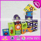 2017 New Design Children Preschool Imagination Building Block Wooden Bricks Toys W13A108 thumbnail-4