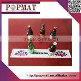 Top Quality Simple Logo Design Waterproof White Spill Bar Mat Beer thumbnail-5