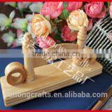 Hot Selling Bamboo Hand Fan Stand Promotional thumbnail-1