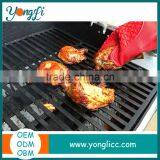 Wholesale Kitchen Cooking Work Gloves With Fingers - Heat Resistant Silicone Microwave Oven Gloves thumbnail-3