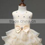 Party Girls Dress for Wedding Holiday Children Clothes Kid Baby Dresses for Girls Lace Tulle Diamond Design Prom Dress for Child thumbnail-4