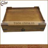 Antique Empty Wooden Coffee Box Gift Boxes thumbnail-3