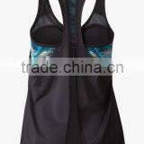 2016 Cool Watery Print Sport Tank Top Activewear Sport Bra HST8023 thumbnail-2