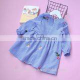 2017 Kids Clothing Girl Casual Dress Flower Birthday Dress for Baby Girl of 2 Year Old thumbnail-4