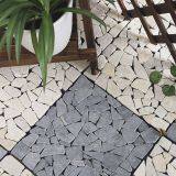 30x30cm Outdoor Waterproof Natural Travertine Stone Deck Flooring Tiles for Garden by China Manufacturer thumbnail-1