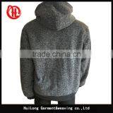 2017 New Design Fashion Polyester Men Grey Hoodie Jacket thumbnail-2