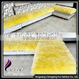 CX-D-111 Customize Design Genuine Sheepskin Lamb Fur Fur Blanket thumbnail-3