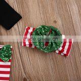 Latest Design Newborn Baby Clothes 2017 Hot Sale Cotton Kid Black Clothing Printed Baby Christmas Baby Romper thumbnail-5