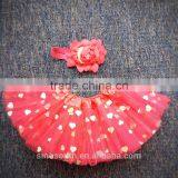 Stock Wholesale 3layers Ballet Tutu Girls Fluffy Tutu Sparkle Tutu thumbnail-2
