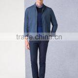Men Stand Collar Polyester Ripstop Casual Business Jacket thumbnail-2