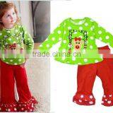 HOT Sale Children Ruffle Clothing Cute Animal Clothes Baby Clothes Kids Outfit thumbnail-4