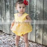 Snow White Baby Girl Birthday Party Romper 2017 Summer Baby Clothes Romper thumbnail-4
