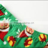 Snowman Printing Boy Pajamas Fashion Sleeping Wear Green Pajamas thumbnail-3