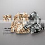 S16372A High-quality Baseball Korean Style Boys Printed Coat thumbnail-1