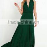 Forest Green Maxi Dress thumbnail-1