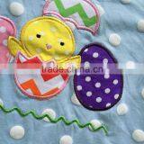 New Arrival Easter Design 2016 Girls Summer Dress Dot Chick Yellow Ruffle Long Sleeve With Matching Accessories thumbnail-3