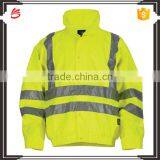 Orange Safety Jacket Reflective Protective Jacket Warm Worker hi Vis Jacket thumbnail-1