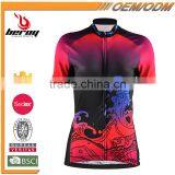BEROY Sublimated Bike Shirts, High Quality Cycling Jersey With Short Sleeve thumbnail-1