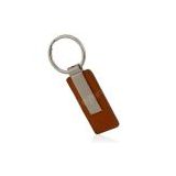 Leather Keychain in Modern Style