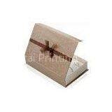 Magnetic Cardboard Box Foam Insert Fancy Paper Jewelry Ring Display Box