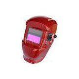 Electronic LED Auto Darkening Welding Helmet Red Adjustable With High-Definition Visual thumbnail-1