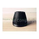 Extrusion LED Lamp Heat Sink Anodic Oxidation Aluminum With Black Color