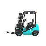 Standard 1000KG Blue Electric Forklift Truck for Airport , 500mm Load Center CPD10 thumbnail-1