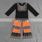 2016 Baby Halloween Costume Wholesale Clothing,Long Sleeve Polka-dot Pants Capri Set,cotton Design thumbnail-2