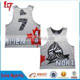 Cheap Team Usa Reversible Lacrosse Jerseys/Lacrosse Jerseys 100% Mesh Polyester/ Lacrosse Practice Jersey thumbnail-4