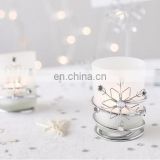 Jeweled Snowflake Votive Holders Glass Tealight Candle Holder Wedding Favors Chiristmas Decoration