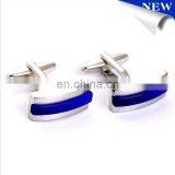 2015 Fashion Blue Stone Cufflink Men's Gift thumbnail-1