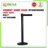 Retractable Belt Crowd Control Stanchion With Cement Bases thumbnail-2